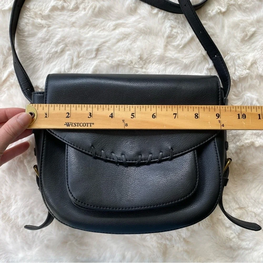 Lucky Brand‎ Women's Harley Crossbody Purse Bag Black Boho Casual Classic